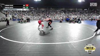 B4A-132 lbs Quarterfinal - Jonah Cole, Sulphur vs Revin Fipps, Cushing