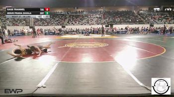 96 lbs Round Of 32 - Gage Trammel, Tahlequah vs Jesus Prada Zavala, Santa Fe South