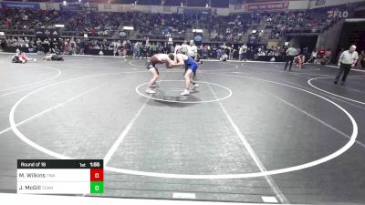 163 lbs Round Of 16 - Manning Wilkins, Terminator Wrestling Academy vs John McGill, Team Apex