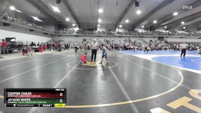 85 lbs Champ. Round 2 - Jo`Vion White, Hannibal Youth Wrestling Club-AAA vs Cooper Chiles, Open Mats Wrestling Club-AAA