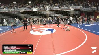45 lbs 1st Place Match - Kayson Calkins, Green River Grapplers Wrestling vs Tilden Farrell, Eastside United Wrestling Club