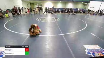 80 lbs Semifinal - Nathan Fenner, PA vs Vinny Ferrari, TX