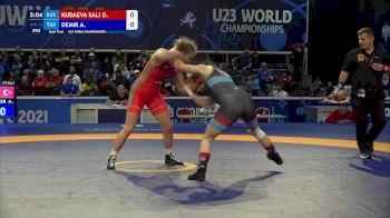 65 kg Semifinal - Dinara Kudaeva Salikhova, Rus vs Asli Demir, Tur