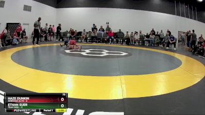75 lbs Round 1 (6 Team) - Haze Dunkin, Nebraska Elite vs Ethan Suer, Team Ohio