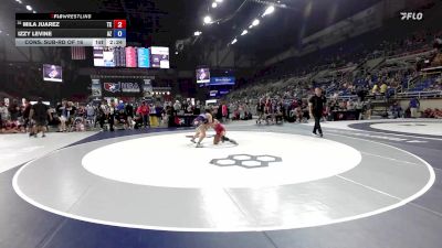 120 lbs Cons. Sub-rd Of 16 - Mila Juarez, TX vs Izzy LeVine, AZ