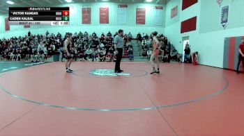 120 lbs Quarterfinal - Victor Kangas, Orange vs Caden Kaleal, West Geauga