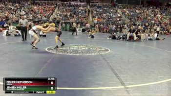 2A 138 lbs Quarterfinal - Jensen Miller, Southwest Onslow vs Fisher McPherson, Owen