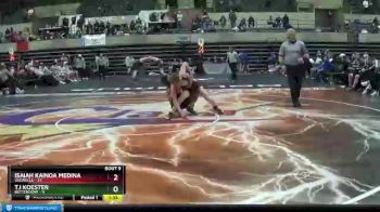 106 lbs Finals (8 Team) - Isaiah Kainoa Medina, Vacaville vs TJ Koester, Bettendorf