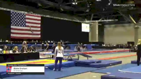 Blake Graham - Double Mini Trampoline, All American - 2021 USA Gymnastics Championships