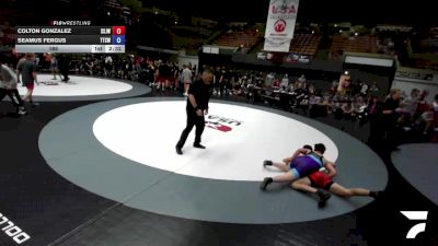 165 lbs Colton Gonzalez, SJWA - San Joaquin Wrestling Association vs Seamus Fergus, TCWA - Tri-Counties Wrestling Association