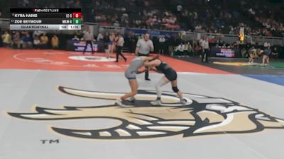 Quarterfinal - Kyra Hains, Lincoln East vs Zoe Seymour, Millard West