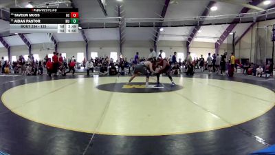 125 lbs Cons. Round 3 - Taveon Moss, Hiram College vs Aidan Pastor, Mount Union