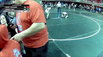 90 lbs Champ. Round 1 - Henry Twarling, Bridgeport Wrestling Club vs Emmett Rich, Jr. Viking Wrestling Club
