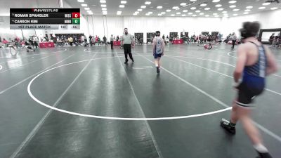 140 lbs 1st Place Match - Carson Kim, Minnesota vs Roman Spangler, Wisconsin