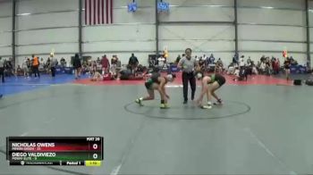 105 lbs Round 2 (6 Team) - Nicholas Owens, Minion Green vs Diego Valdiviezo, Poway Elite