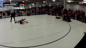 23 lbs 1st Place Match - Beckett Wortmann, League Of Heroes vs Zane Marshall, Wahoo Wrestling Club