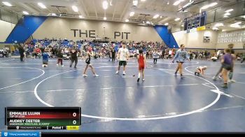 76 lbs Round 4 - Audrey Deeter, Sanderson Wrestling Academy vs EmmaLee Lujan, Top Of Utah