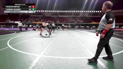 207 lbs Semifinal - Jocelyn Hepler, Utah Tech (W) vs Katrina Wangen, UCF (W)