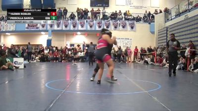 190 lbs 5th Place Match - Priscilla Garcia, Kuna vs Yazmin Robles, West Jefferson