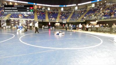 85 lbs Round Of 32 - Braxon Crook, Greenville vs Finnegan Frank, Fox Chapel