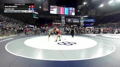 120 lbs Cons. Sub-rd Of 32 - Mya Bolander, ID vs Dakota Nix, MO