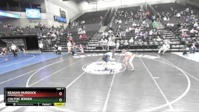 147 lbs Champ. Round 2 - Keagan Murdock, Mountain View vs Colton Jensen, Stansbury