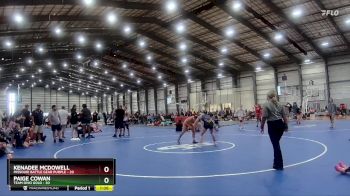 122 lbs Finals (8 Team) - Kenadee McDowell, Missouri Battle Gear Purple vs Paige Cowan, Team Ohio Gold