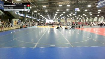 126 lbs Rr Rnd 2 - Logan Roberts, Patton Trained Blue vs Aidan Flynn, Shore Thing Surf