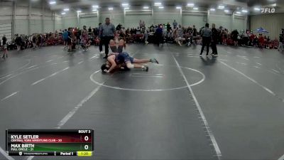 165 lbs Round 1 (8 Team) - Kyle Setler, Central York Wrestling Club vs Max Birth, Full Circle