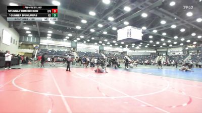 125 lbs Champ. Round 3 - Gunner Musilunas, Keiser University vs Stunnar Hutchinson, Brewton-Parker (GA)