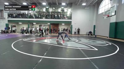 138 lbs Quarterfinal - Cael Dutton, Christian Brothers Academy vs Michael Duvernay, St. Benedict`s Prep