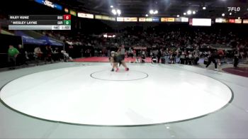 6A 285 lbs Champ. Round 1 - Wesley Layne, Capital vs Riley Kunz, Ridgevue