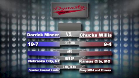 Darrick Minner vs. Chucka Willis Dynasty Combat Sports Replay