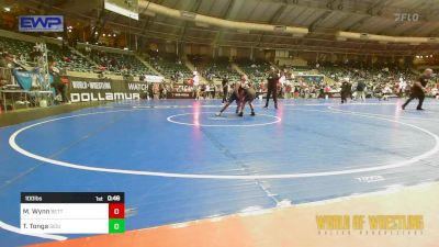 100 lbs 5th Place - Marshall Wynn, Betterman Elite vs Tommy Tonga, Siouxland Wrestling Academy