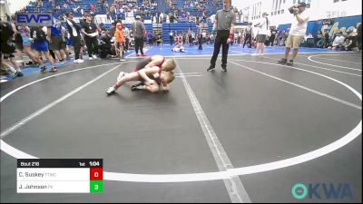 80 lbs Semifinal - Connor Suskey, Team Tulsa Wrestling Club vs Jake Johnson, Pauls Valley Panther Pinners