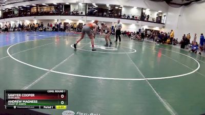 141 lbs Cons. Round 1 - Andrew Magness, Mount St Joseph vs Sawyer Cooper, Heidelberg