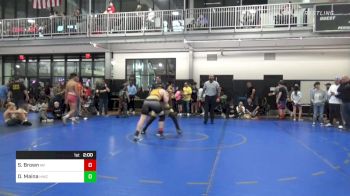 210 lbs Final - Steele Brown, Morris Fitness vs Dylan Maina, Hornet Wrestling Club