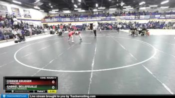 141 lbs Cons. Round 4 - Connor Krueger, St. Johns (MN) vs Gabriel Bellefeuille, Concordia-Moorhead