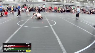 88 lbs Semis (4 Team) - Jack Smagalla, Iron Horse vs Leo Murrillo, Team Shutt