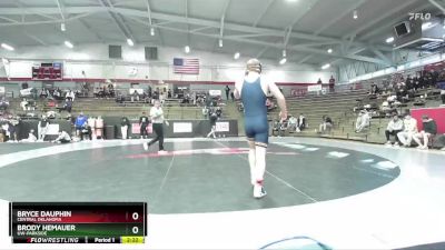 165 lbs Quarterfinal - Brody Hemauer, UW-Parkside vs Bryce Dauphin, Central Oklahoma