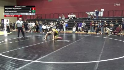 174 lbs Quarterfinal - Michael McCarthy, Emmanuel College vs Noah Flisser, NWCA - Life