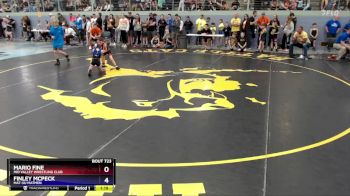 53 lbs Semifinal - Finley McPeck, Mat-Su Matmen vs Mario Fine, Mid Valley Wrestling Club