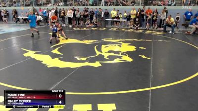 53 lbs Semifinal - Finley McPeck, Mat-Su Matmen vs Mario Fine, Mid Valley Wrestling Club