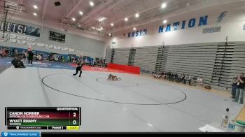 75 lbs Quarterfinal - Wyatt Rhamy, Wyoming vs Canon Horner, Natrona Colts Wrestling Club