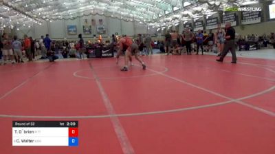 79 kg Round Of 32 - Tommy O`brien, Pittsburgh vs Cole Walter, Lehigh Valley Wrestling Club