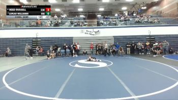 49 lbs Cons. Semi - Reed Russell, Sandpoint Legacy Wrestling Club vs Lukas Williams, Middleton Wrestling Club