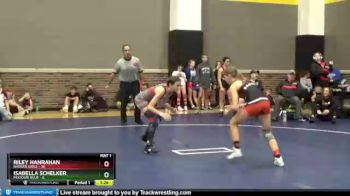 100 lbs Round 4 (12 Team) - Riley Hanrahan, Badger Girls vs Isabella Schelker, Missouri Blue