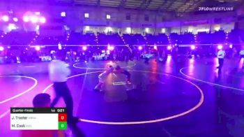 64 lbs Quarterfinal - Jordyn Traster, Nbwa vs Millie Cook, Hoisington Jr Cardinals