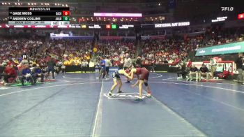 2A-106 lbs Cons. Round 2 - Andrew Collins, Anamosa vs Gage Moss, Davis County