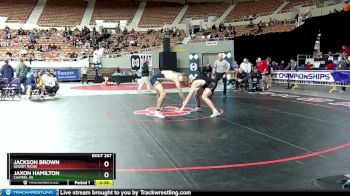 D1-175 lbs Cons. Round 2 - Jackson Brown, Desert Ridge vs Jaxon Hamilton, Casteel HS